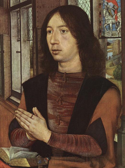Hans Memling Portrait of Martin van Nieuwenhove France oil painting art